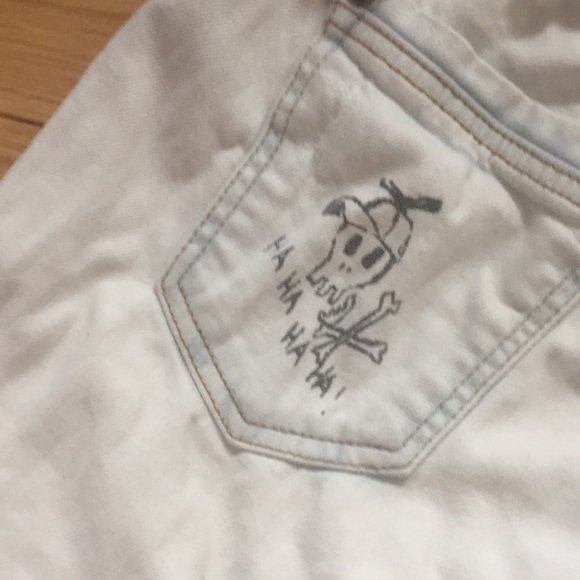 graffitied jeans☠️🖤 - Picture 7 of 9